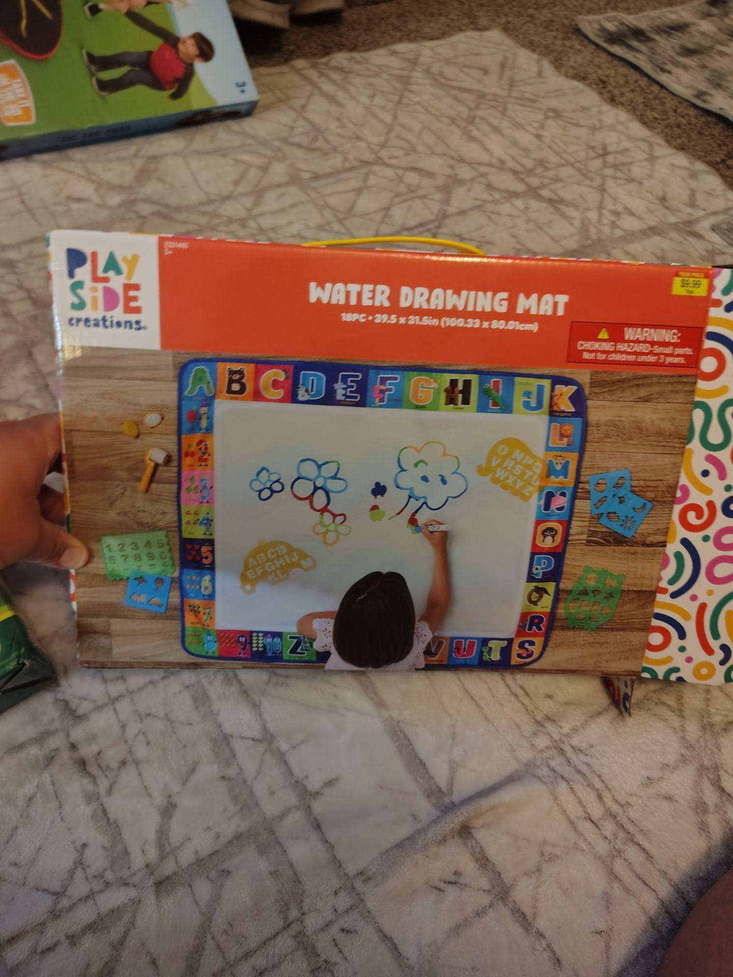 Kids water drawing mat