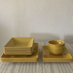 Elite Global Solutions Melamine Bowls & Plates Yellow, Olive Oil