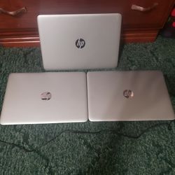 3 HP Laptops 