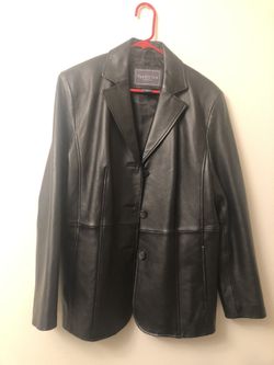 Van Heusen leather jacket. $100 obo