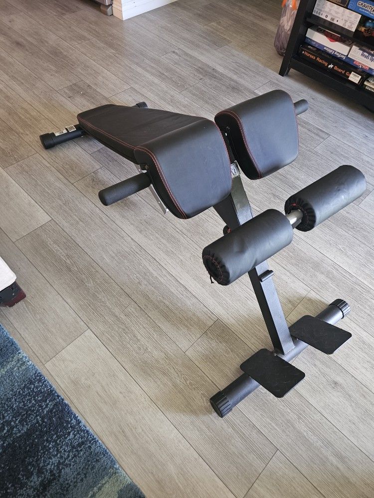 Adjustable Workout Bench Press for Home Gym, Fitness equipment for Back HyperExtension, Roman Chair Exercise, Sit up