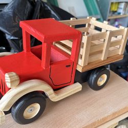 OLD FARM TRUCK made in WOOD   Vintage truck enthusiasts will appreciate this decorative wood truck. Add small plants, faux spring flowers, herbs, or a