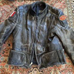 Leather Motorcycle Jacket 