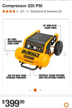 Dewalt air compressor