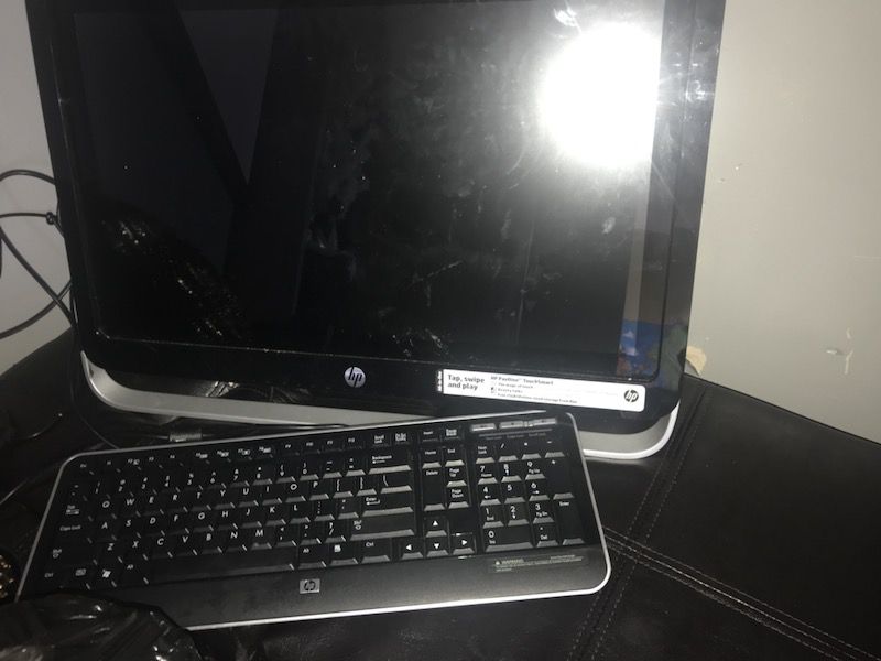 HP touch screen computer