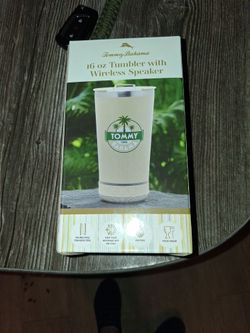 16 Oz Tumbler with wireless speakers