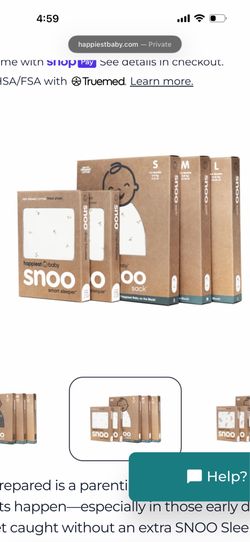 Snoo sacks and sheet bundle