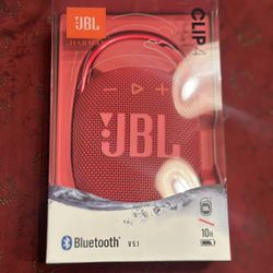 JBL Clip 4 Bluetooth Portable Wireless Speaker Red