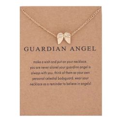 Guardian Angel wing necklace