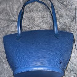 Women’s or Men’s Louis Vuitton Blue Epi Saint Jacques Bag! Excellent Condition