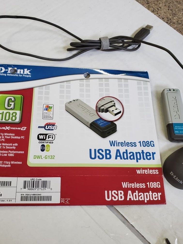 D-Link Wireless USB Adapter DWL-G132