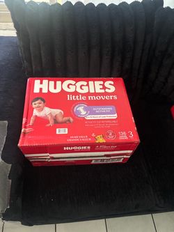 Huggies Little Movers Size 3 Diapers 136 Count