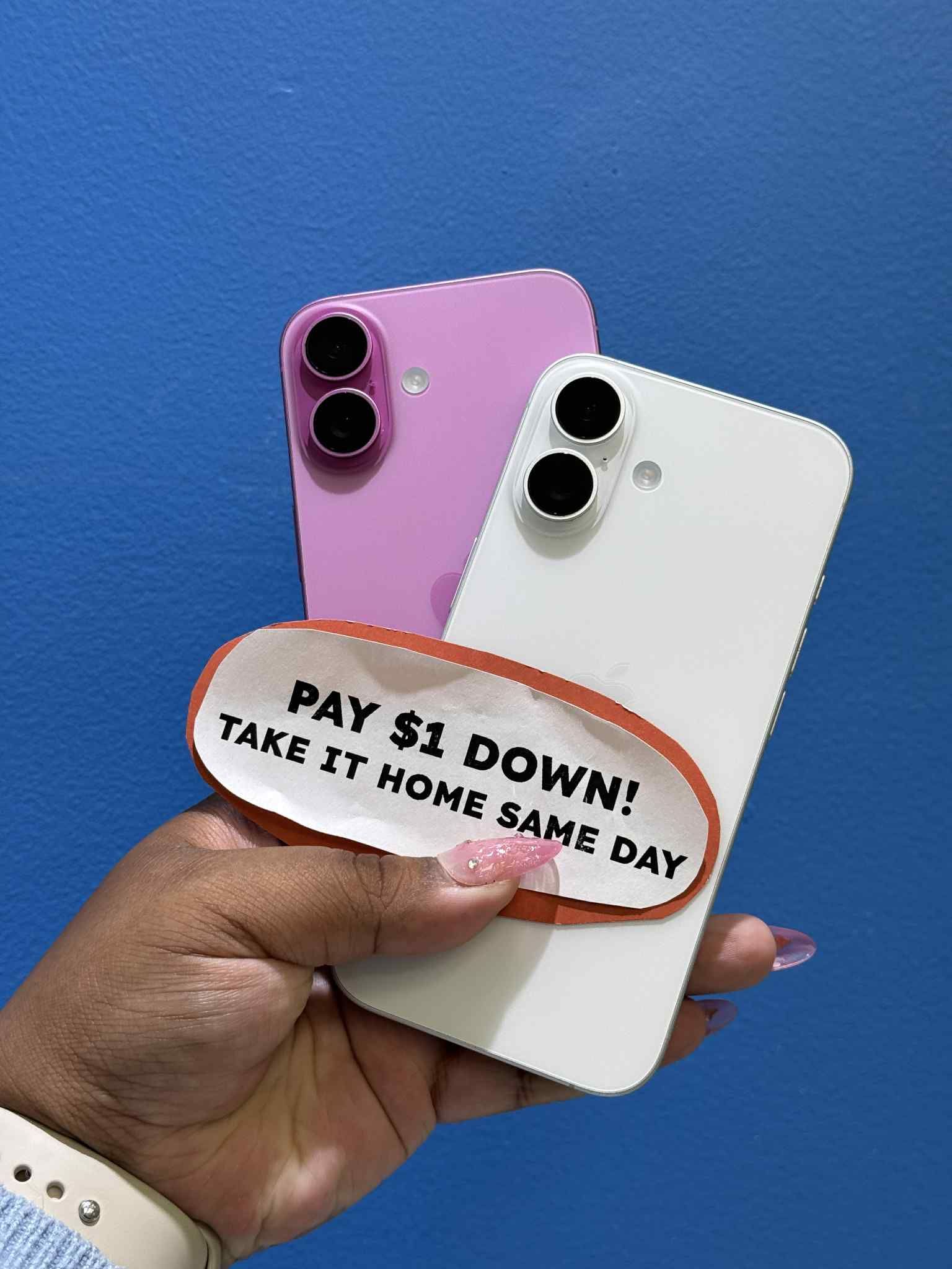 Apple iPhone 16 - Pay $5 DOWN AVAILABLE - NO CREDIT NEEDED