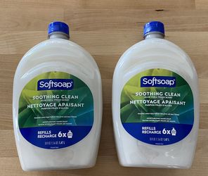 Large 50 oz. Softsoap hand soap refills 