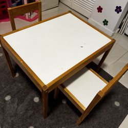 Children’s Table And 2 Chairs IKEA 