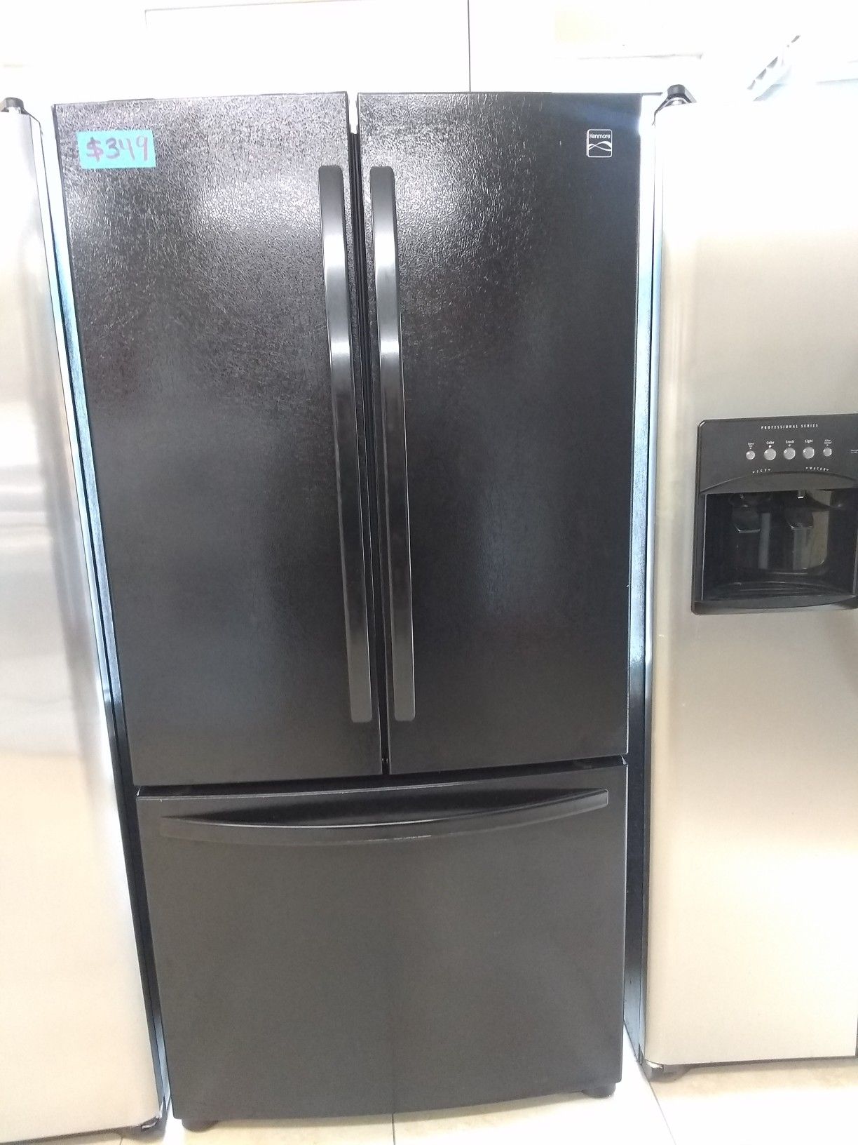 Black Kenmore French Door Refrigerator
