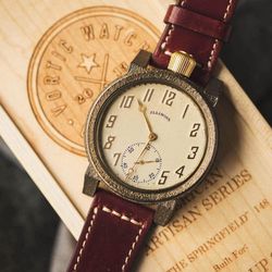 Vortic Watch Company “The Springfield” 1 of 1 Pocket Watch Conversion - 47mm