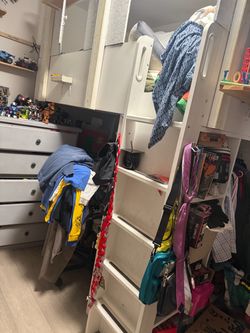 Loft twin bed w/ desk