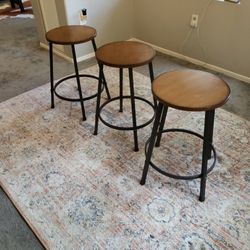 Set Of 3 Counter Stools