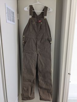 Dickies Men's Brown Overalls 30x30