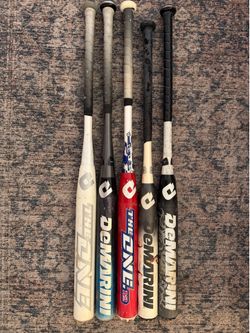5 Demarini Softball Bats
