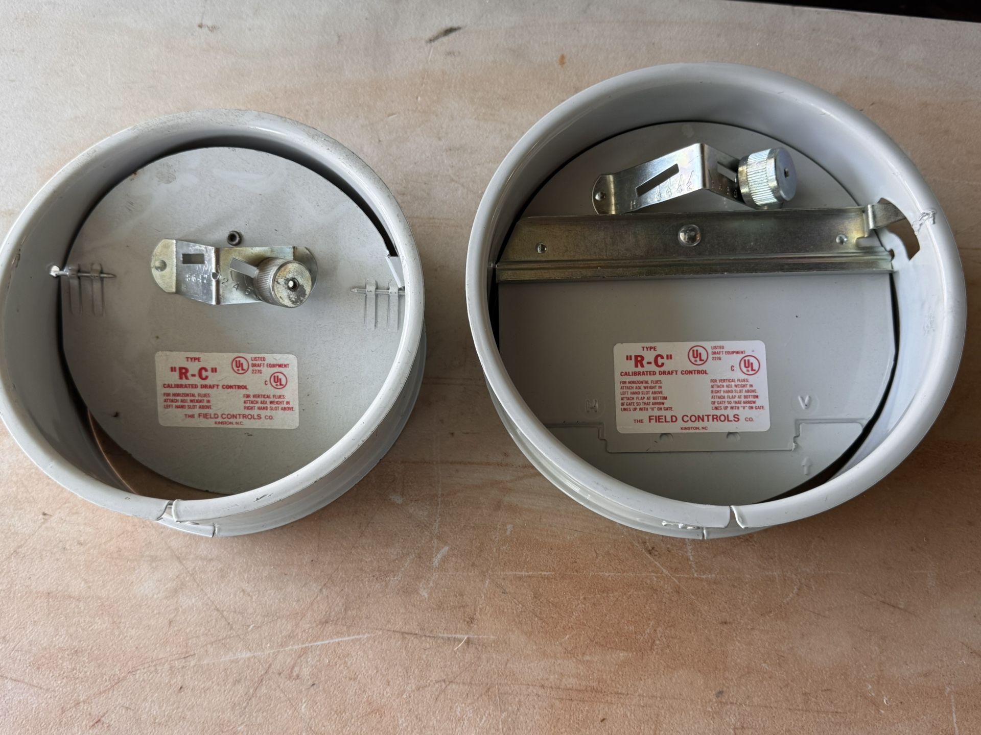 FIELD CONTROLS - FURNACE FLUE (2) NEW