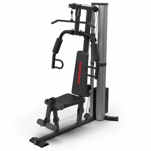 Weider Legacy Home Gym Weight Strength Fitness Training System, Black