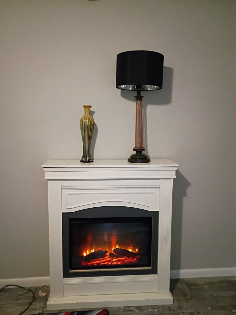 White Fireplace