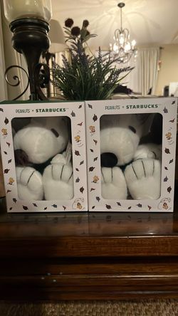 Snoopy Peanuts Starbucks Plush