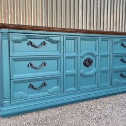 Refinished, Thomasville, Xl Solid Wood Dresser, Tv Stand Sideboard