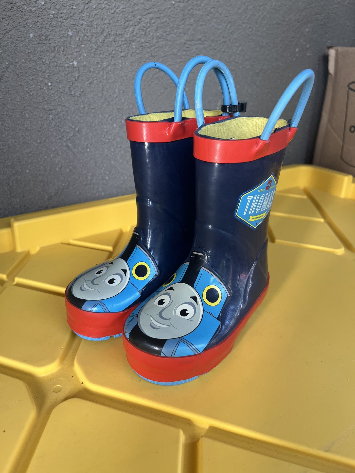 Toddler Boys Thomas The Train Rain Boots Size 5c