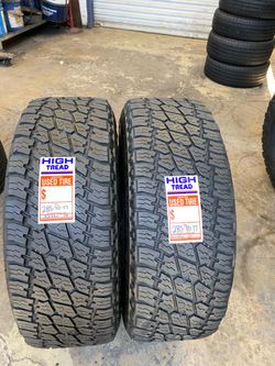 2 used tires 285 70 17