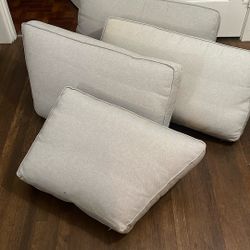 IKEA KIVIK GREY COUCH CUSHIONS 