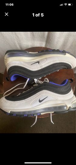 Nike Air Max 97 trainers in black and white #AirMax97