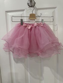 Tutu With Tube Top Pink/Red Children S/M