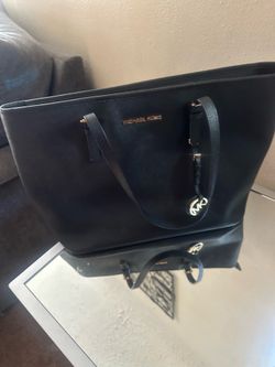 Black tote Michael kors bag