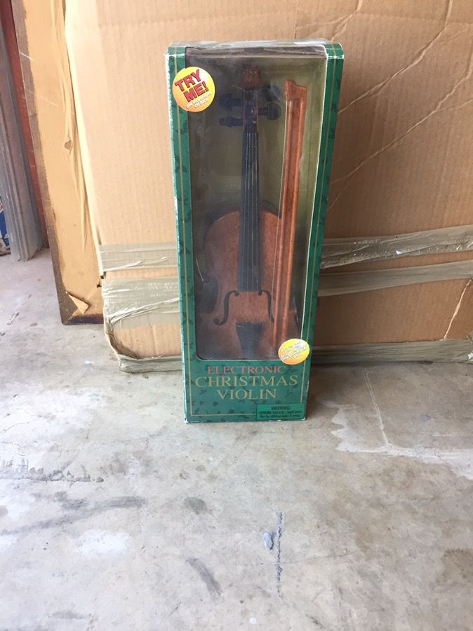 Christmas violin toy