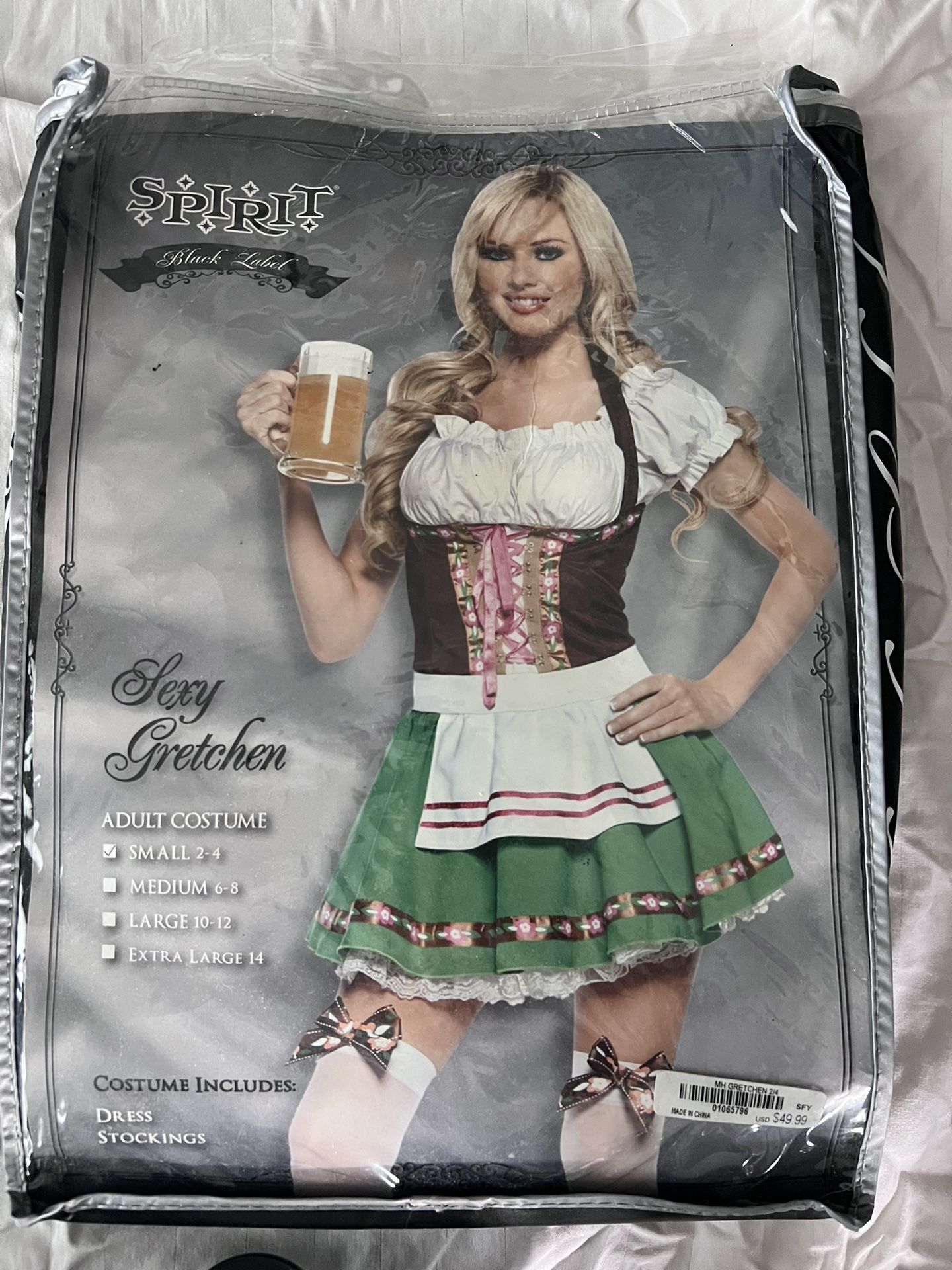 Sexy Gretchen Costume Beer Girl Bar Maid