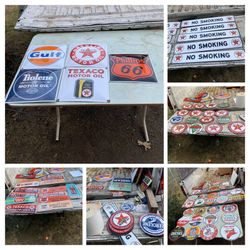 Porcelain Signs $45 Each