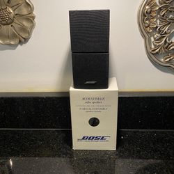 BOSE Lifestyle Acoustimass Swivel Doubleshot Single Cube Speaker Array Black