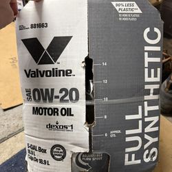 5 Gallon 0w20 Valvoline Full Synthetic Oil