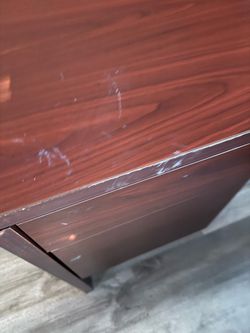 Used wooden computer desk