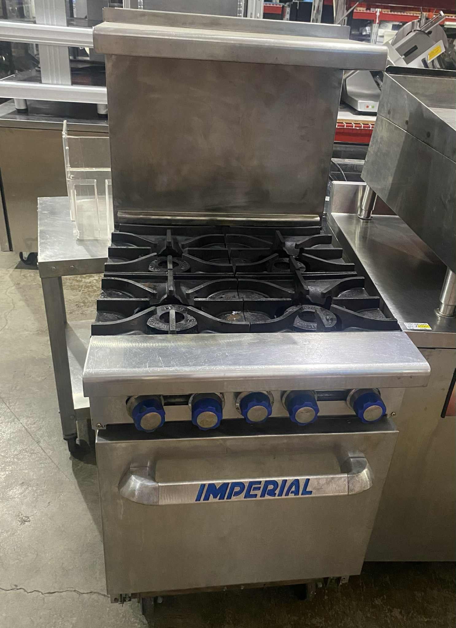 IMPERIAL RANGE IR-4 - 24" Natural Gas 4 Burner Range with 20" oven 155,000 BTU