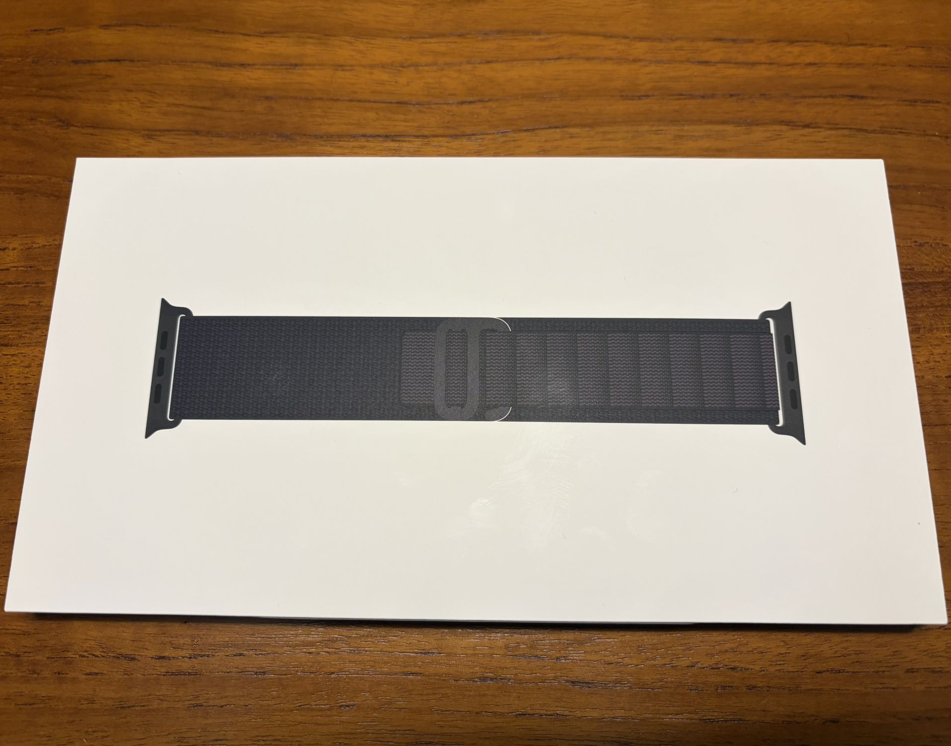 BRAND NEW - OEM Apple Watch - Alpine Loop Band Black Titanium G-Hook Closure - L