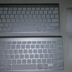 Apple bluetooth Keyboard & mouse 
$20 each 
