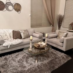 Couches And Glass Tables