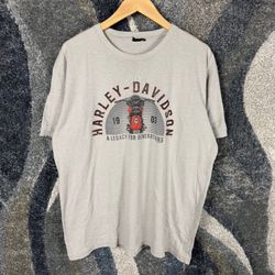 Harley Davidson Hill City South Dakota T-Shirt Mens XL Grey