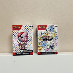 Pokemon 151 & Prismatic Evolutions Bundle