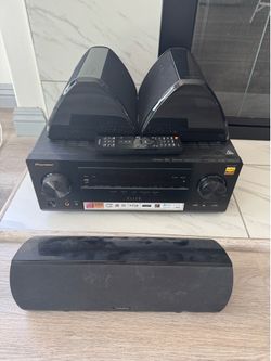 Pioneer Elite Receiver and Definitive Technology Home Theater Speakers