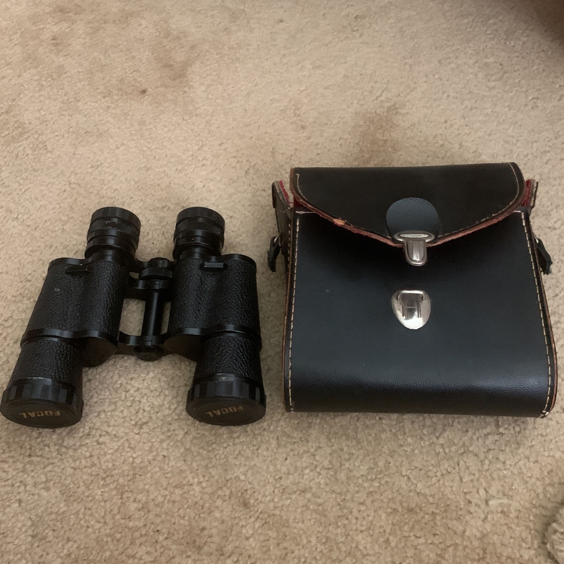 Binoculars And Case